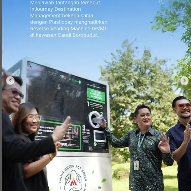 Borobudur Hijau: Mesin Vending Daur Ulang Botol Plastik