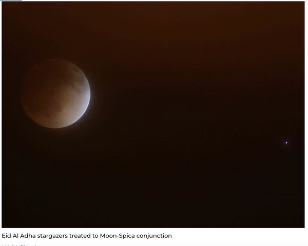 Fenomena Langka! Spica Sejajar Bulan, Idul Adha 2024