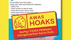 GoPay Palsu! Waspada Kartu Fisik Penipuan Online