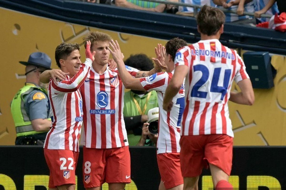Gol Kilat Arhan! Seattle Sounders Takluk 1-3 Atletico Madrid