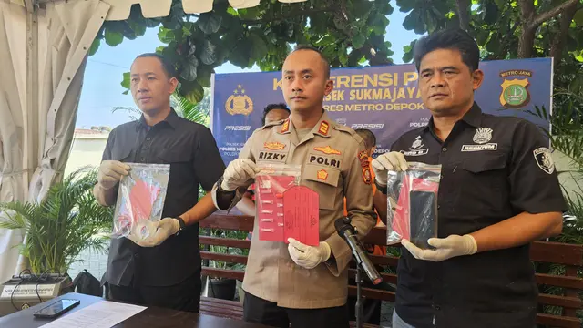 Modus Baru! Polisi Gerebek Kurir Narkoba Tempel Depok