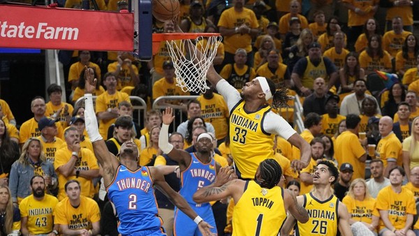 Pacers Menang Telak! Unggul 2-1 atas OKC di NBA Finals