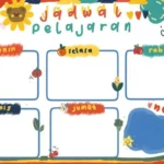 25 Template Jadwal Pelajaran Aesthetic Canva: Gratis & Terbaru 2025