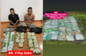 Bengkalis: Bareskrim Bongkar Jaringan Sabu Malaysia 27 Kg