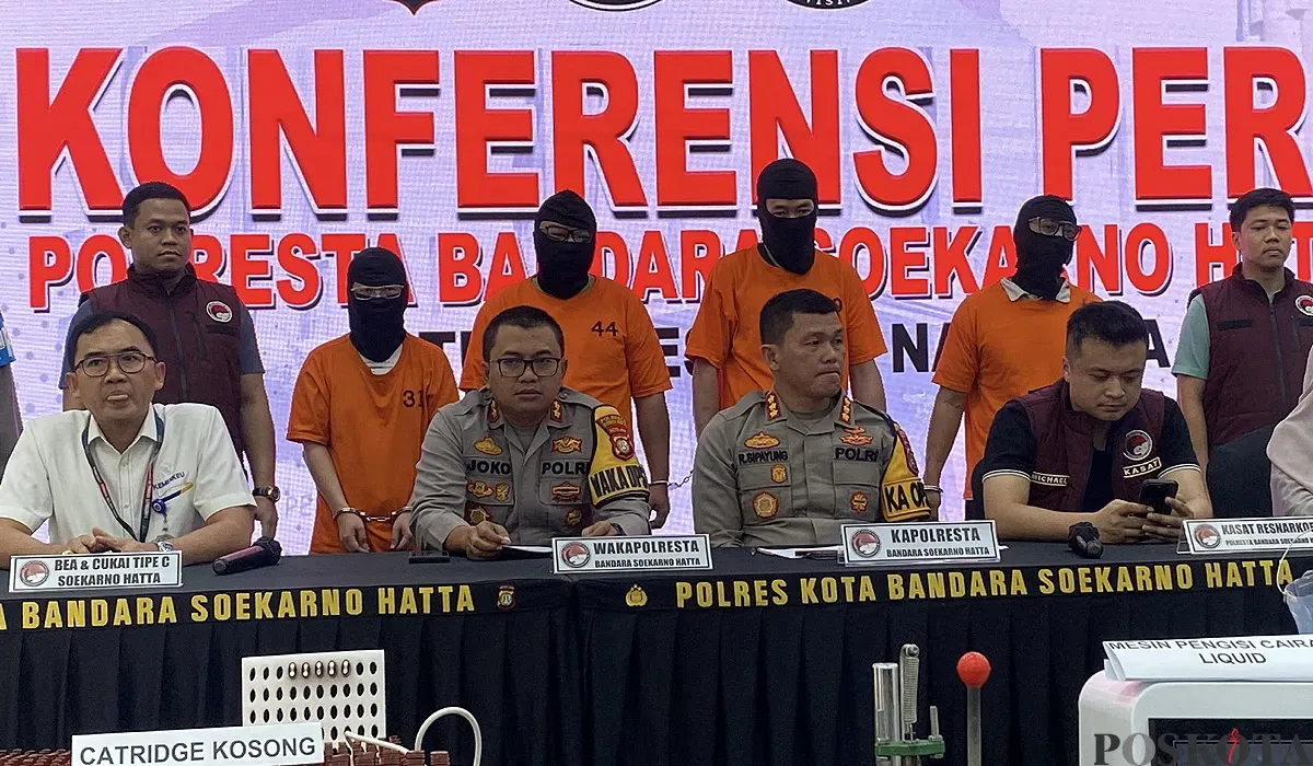 Jaringan Vape Narkoba Internasional: 4 WNA Ditangkap Polisi