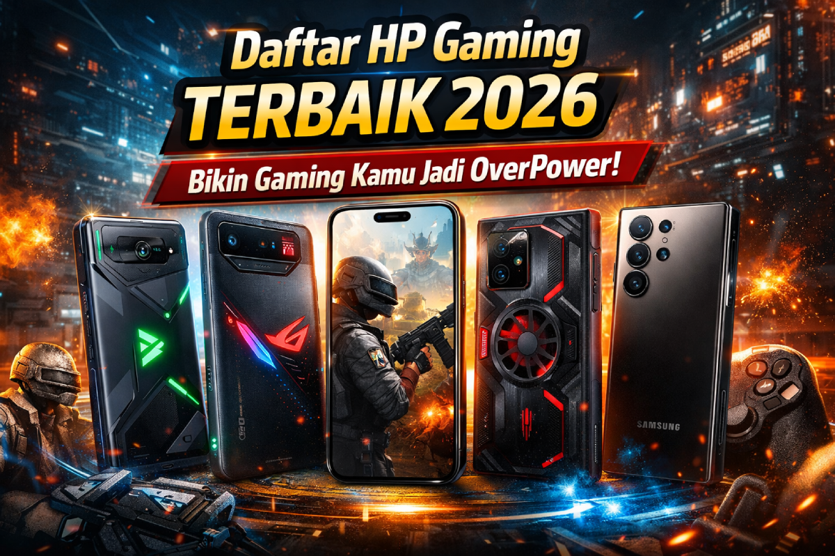Daftar HP Gaming Terbaik 2026: Bikin Gaming Kamu Jadi OverPower!