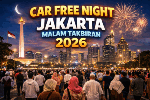 Jadwal dan Titik Pelaksanaan Car Free Night Jakarta saat Malam Takbiran